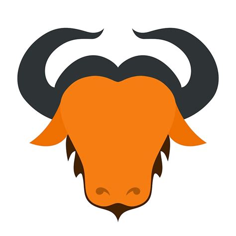 "Modern GNU Logo by 0rax0" Stickers by iensenfirippu | Redbubble