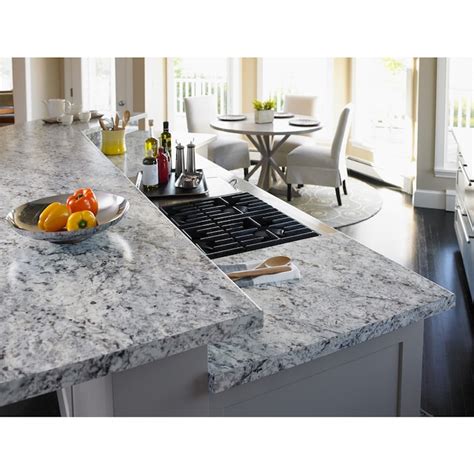 Formica Brand Laminate Patterns 30-in x 120-in White Ice Granite Matte ...