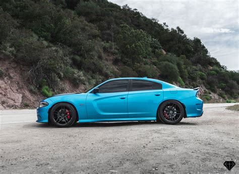 Not Your Ordinary Car: Blue Dodge Charger with Contrasting Black ...