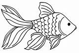 Goldfish For Children Coloring Page  Free Printable Pages sketch template