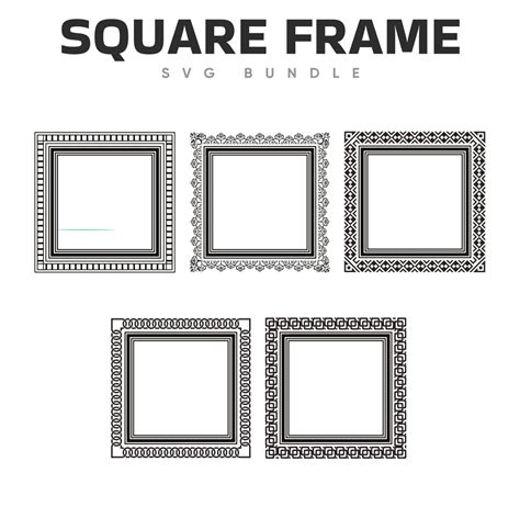 Square Frame SVG Designs – MasterBundles