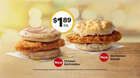 McDonald's Chicken McGriddles and McChicken Biscuit TV Commercial, 'The ...