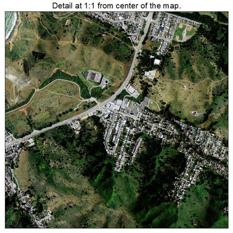 Aerial Photography Map of Pacifica, CA California