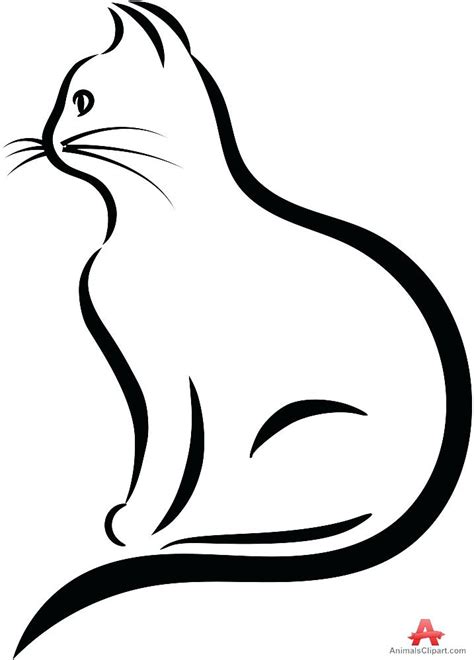 Free Cat Silhouette Images at GetDrawings | Free download