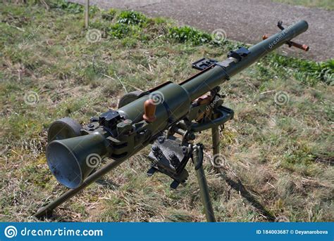 The Past Anti Tank Recoilless Gun Projectile Of USSR Stock Image ...