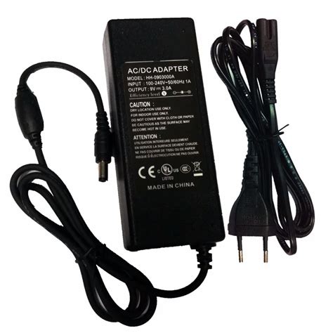 9V 3A AC DC Adapter Power Supply 9V 27W Universal Switching Power ...