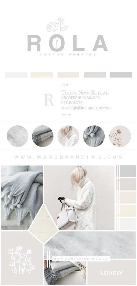 Minimalist and feminine logo design and professionell branding. Love ...