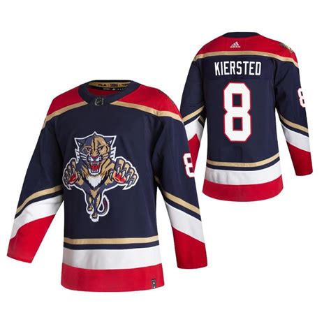 Florida Panthers 8 Matt Kiersted 2023 Reverse Retro Blue Jersey Jersey ...