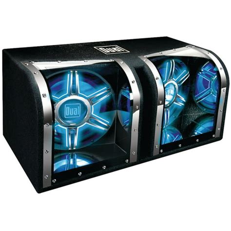 Dual Bp1204 1,100-watt Dual 12" Subwoofers Bandpass Box - Walmart.com ...