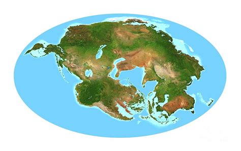 Pangea Ultima Photograph by Jose Antonio Penas/science Photo Library - Pixels