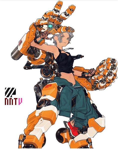 Pin by Jason on Anime Robots | Robot concept art, Cyberpunk art, Character design references