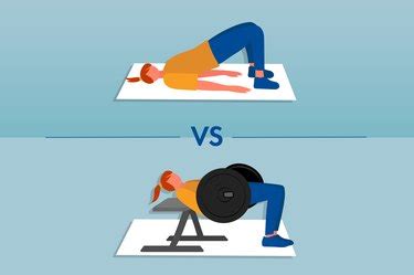 Glute Bridge vs. Hip Thrust: What's the Difference? | livestrong