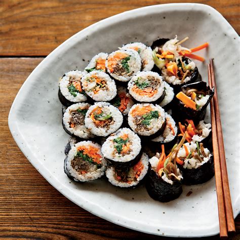 Korean Sushi Rolls with Walnut-Edamame Crumble Recipe - David Chang | Food & Wine