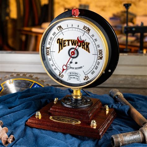 Computer Steam Gauge Huge Working Steampunk Steam Gauge Displays Real ...