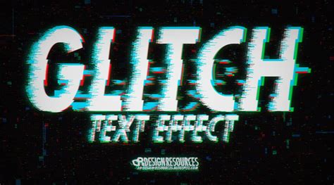 Glitch Text Effect | Glitch text, Text effects, Text