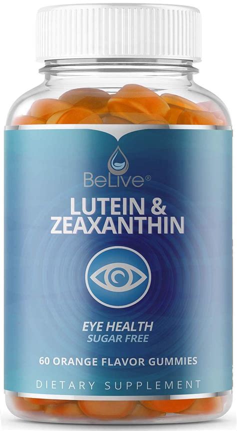 Vitamins Lutein Zeaxanthin Supplements Adults | Eye vitamins, Health supplements, Supplements