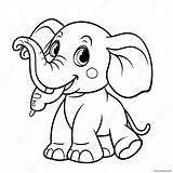 Playful Drunk Elephant Coloring Page 10431 8373 sketch template