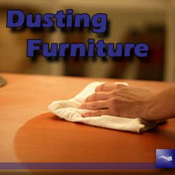 Dusting Furniture - A Clean Vision | An Upper Valley Home Cleaning Service