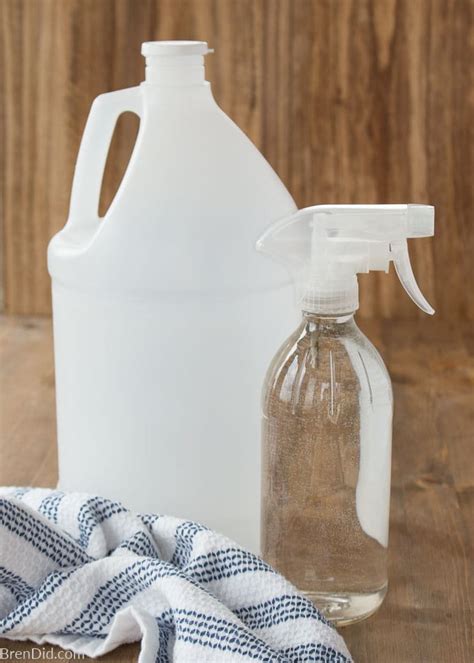 The Ultimate Guide to Cleaning with Vinegar: Green Cleaners 101 - Bren Did