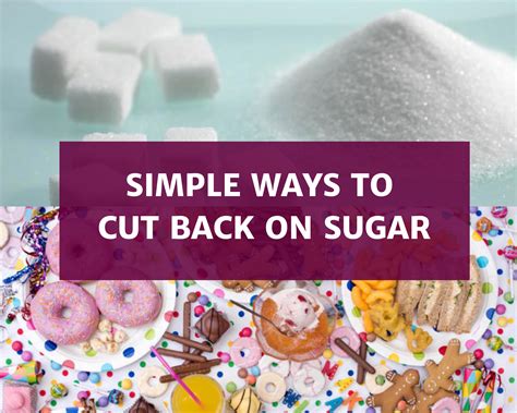 Simple Ways To Cut Back On Sugar - Sports Wholesale Supply
