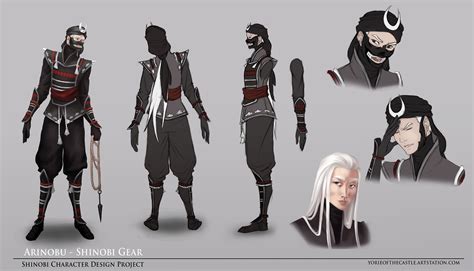 ArtStation - Shinobi Character Design Project Pt1 (Arinobu)