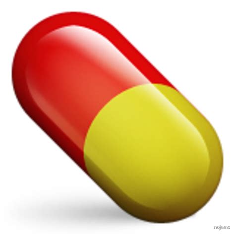 "Pill Emoji" by nojams | Redbubble