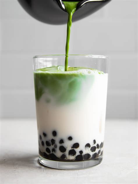 Matcha Bubble Tea (Boba Tea Recipe) - Real + Vibrant