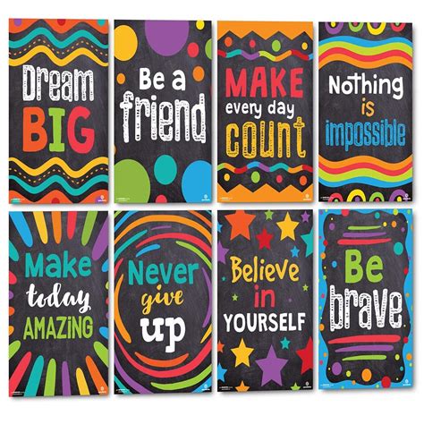 Buy Sproutbrite Classroom Decorations - Motivational s for Teachers ...