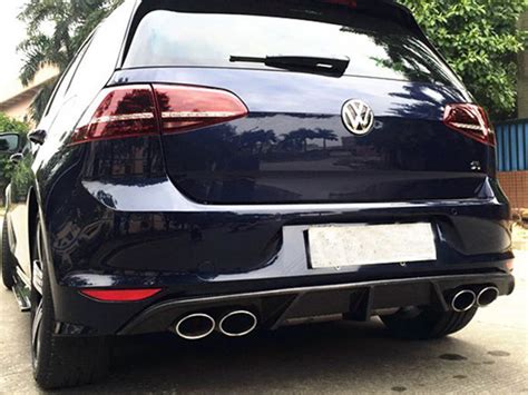 VW Golf Mk7 R-Line Quad Exhaust Carbon Fibre Rear Apront - Autostyle Motorsport South Africa