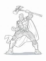 Collection Of Thor Coloring Pages  Free Printable sketch template