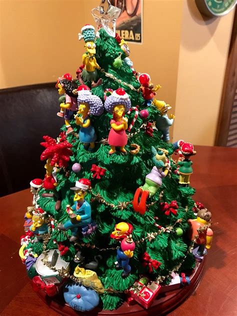 Large Simpsons lighted Christmas tree by Hamilton collection Very Rare | #1915687779