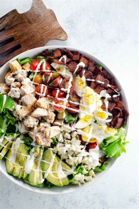 Cobb Salad Recipe with Ranch Dressing | Umami Girl