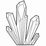 Download Or Print This Amazing coloring Page Crystals Coloring  sketch template