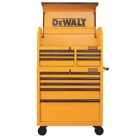 DeWALT 11-Drawer Rolling Tool Cabinet and Top Chest (SN:DWST98176-1 ...