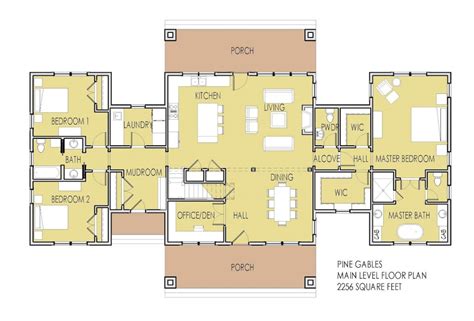 Luxury Ranch Style House Plans with Two Master Suites - New Home Plans Design