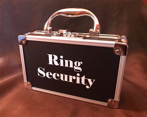 Ring Security Case, Ring Bearer Box for Wedding, Ring Security Lock Box by JenuineCreationsUS on ...