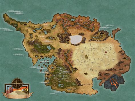 Desert Map | Inkarnate - Create Fantasy Maps Online