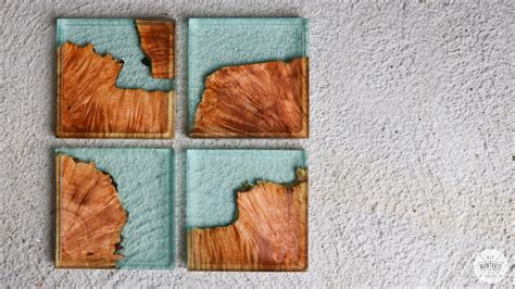 DIY Resin And Wood Coasters - DIY Huntress