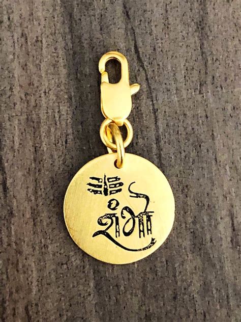 Gold pendant necklaces for women Sanskrit mantra pendant | Etsy | Mantra pendant, Gold pendant ...