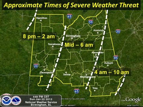 Severe weather in Tuscaloosa area forecast tonight - al.com