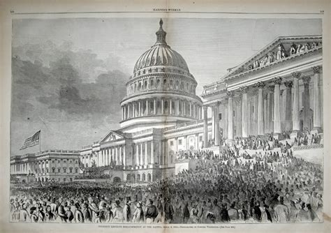 Picture of Abraham Lincoln Inauguration