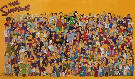 Lot - The Simpsons Poster, Frame: 22 1/2 x 35 1/2 in. (57.2 x 90.2 cm.)