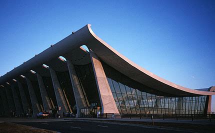 Dulles International Airport Virginia by Eero Saarinen