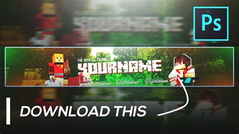 Youtube Minecraft Banner Background