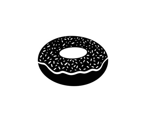 Donut Icon Vector Template. Donut Vector Icon Logo Design. 10627956 Vector Art at Vecteezy