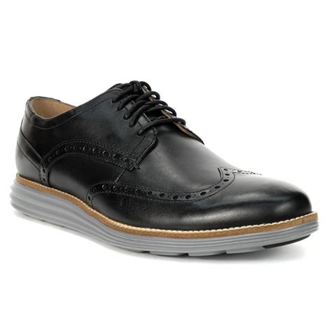 Cole Haan ØriginalGrand Wingtip Oxford Black/ Ironstone - J-Michael