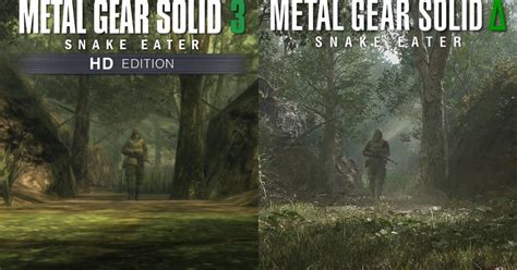 Comparan los gráficos del remake de Metal Gear Solid 3: Snake Eater con ...