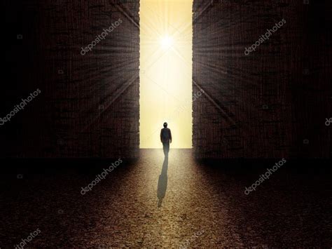 Man standing in front of the light — Stock Photo © alexvav3 #65396555