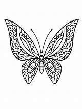 Beautiful Butterfly Coloring Pages  Free Printable For Kids sketch template