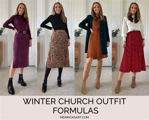 4 Winter Church Outfits - Merrick's Art